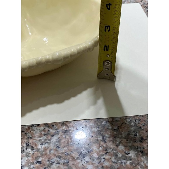 Beatriz Ball Alegria Melamine Double Dip Bowl ~Color: Butter ~Size: Os~ - Picture 7 of 9